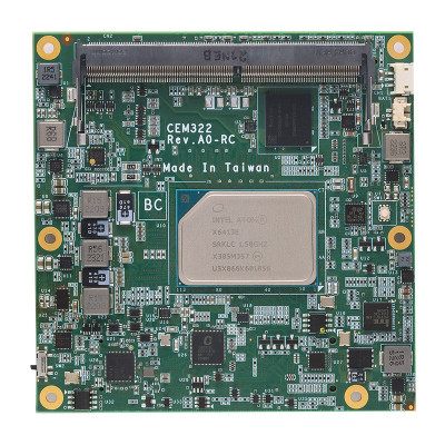 Axiomtek CEM322 Express Type 6 Compact Module, Intel Pentium J6426 or Atom x6000, 2.5 GbE Ethernet, 10 USB, 2 SATA Gen3